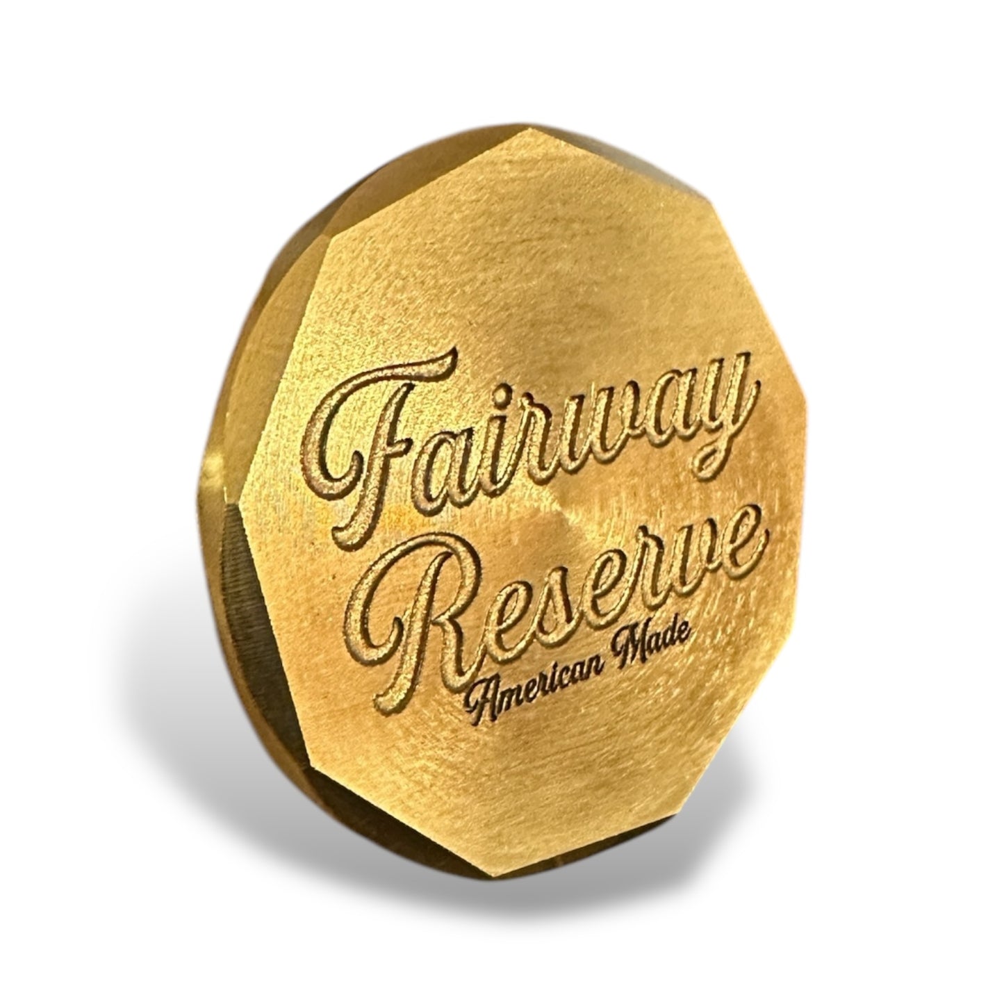 Brass Ball Marker - Beveled Edge