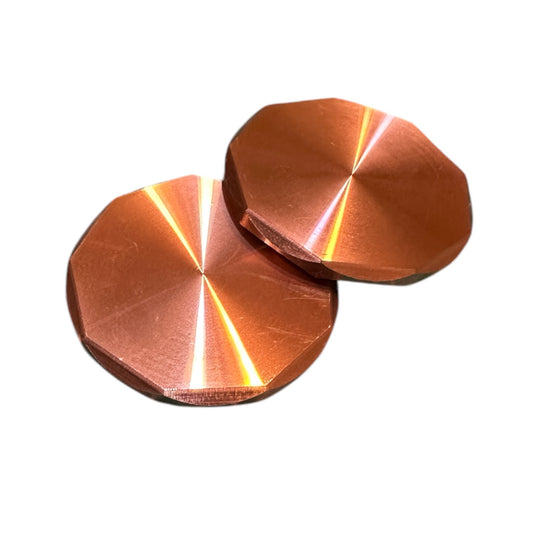 Custom Copper Ball Marker - Beveled